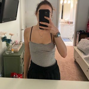 Straight across body suit from Mrs selfridges